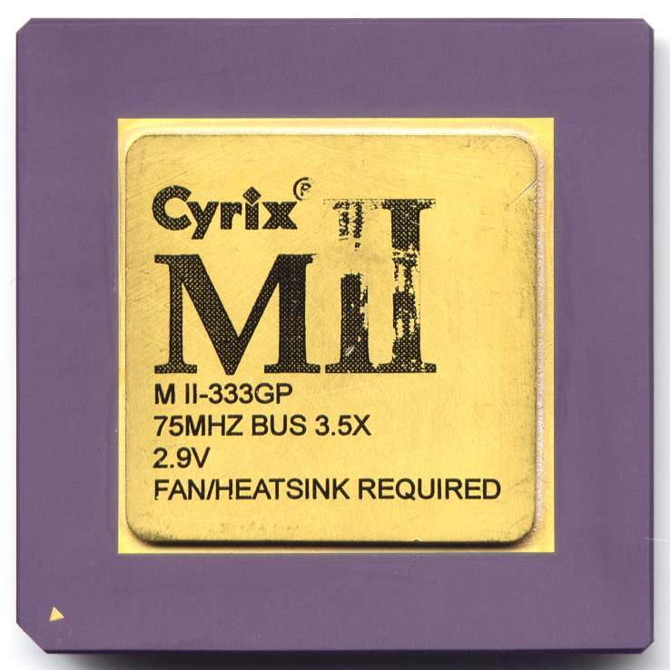 Cyrix M II-333GP, 75 MHz Bus