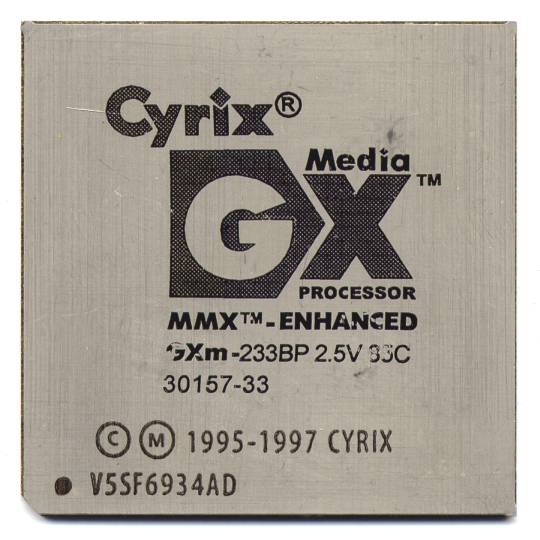 Cyrix MediaGX GXm-233BP