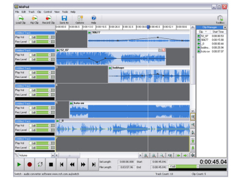 mixpad multitrack recording software how to use