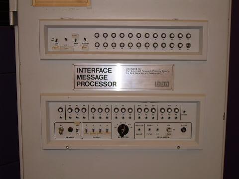 An ARPANET Interface Message Processor (IMP).