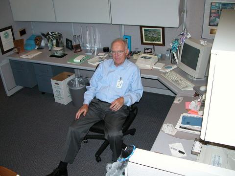 Intel co-founder Gordon Moore — one of the 'Intel Trinity' chronicled by Michael Malone.