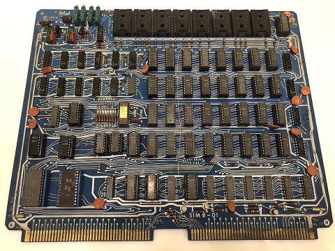An Intel 8008 microprocessor.