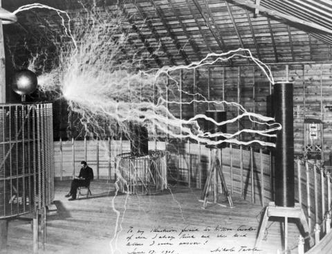 Nikola Tesla — pioneer of alternating-current power and wireless transmission.