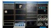 A DEC PDP-15 minicomputer — Digital Equipment Corporation, where Gordon Bell led engineering.