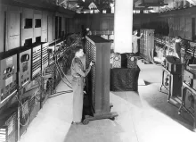 The ENIAC — one of the landmark inventions in the history of computing.