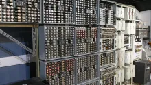 The Harwell Dekatron (WITCH) computer, restored and operating at The National Museum of Computing.