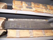 Historical archives — the post reports from a history-of-science gathering.