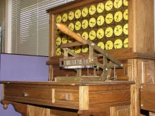 A Hollerith census tabulator — the technology behind the Computing-Tabulating-Recording Co., later IBM.