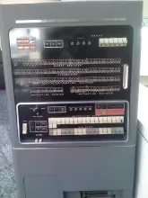 The console of an IBM 701 — Herb Grosch worked on early IBM machines.