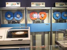 An IBM System/360 installation at the Computer History Museum — the 360 turned 50 in 2014.