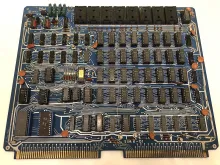 An Intel 8008 microprocessor.
