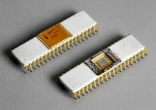 An Intel 8080 microprocessor.