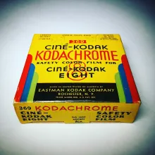 Kodachrome color film.