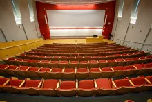 A university lecture hall.