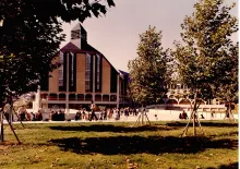 Louvain-la-Neuve, home of the Université catholique de Louvain, Belgium.